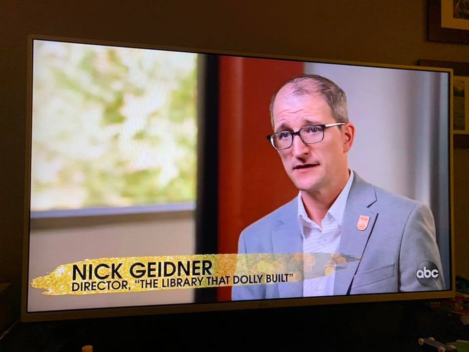 Nick Geidner's appearance on The Library That Dolly Built