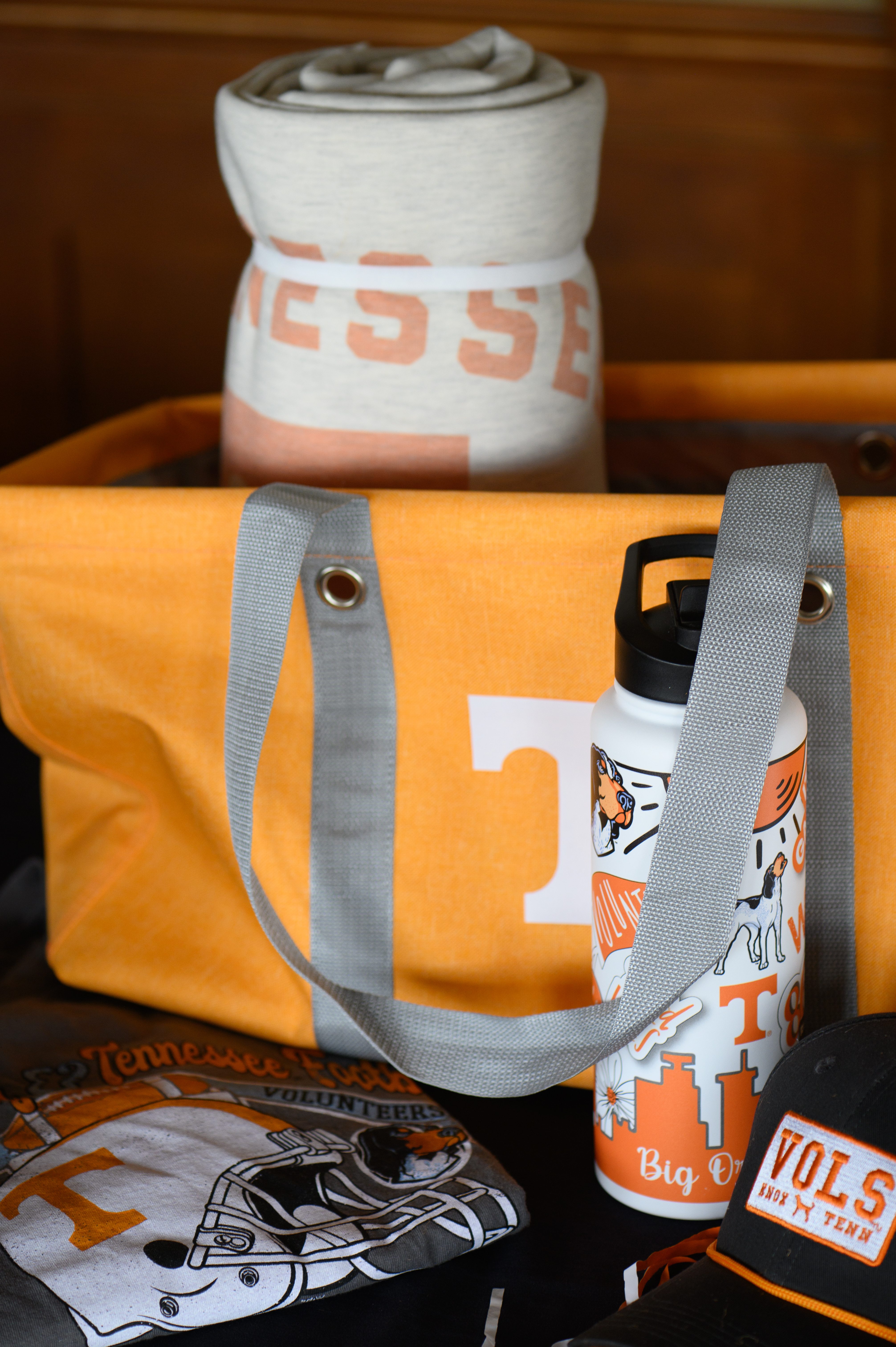 photo of UT-themed merchandise