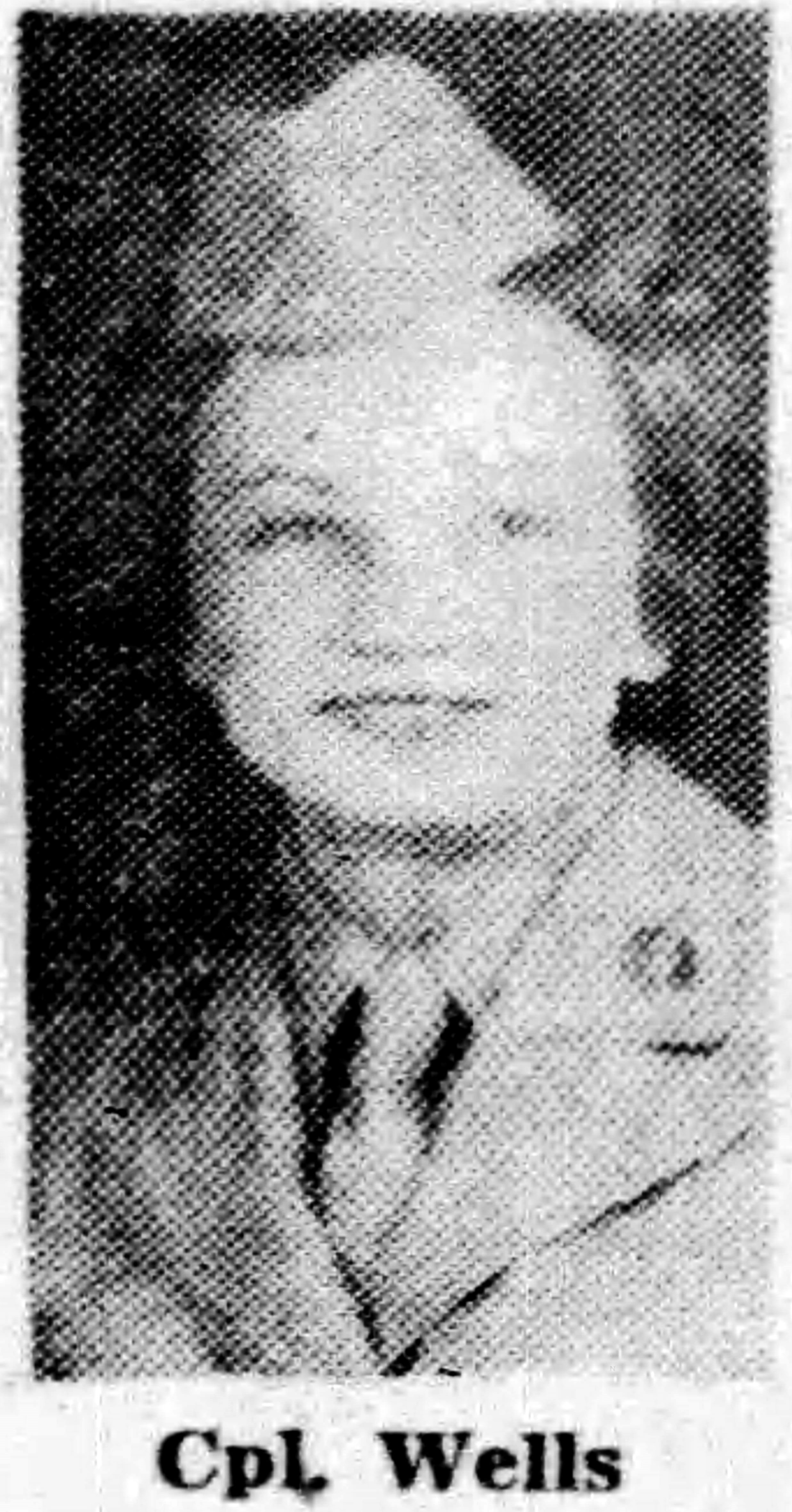 Cpl. Opal Wells, Knoxville News Sentinel, September 20, 1945