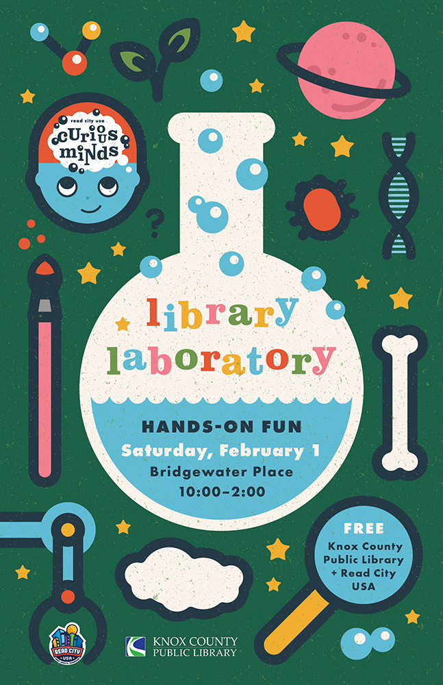 Library Laboratory - Hands-on Fun Saturday, February 1, Bridgewater Place, 10:00-2:00