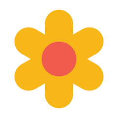 yellow flower graphic