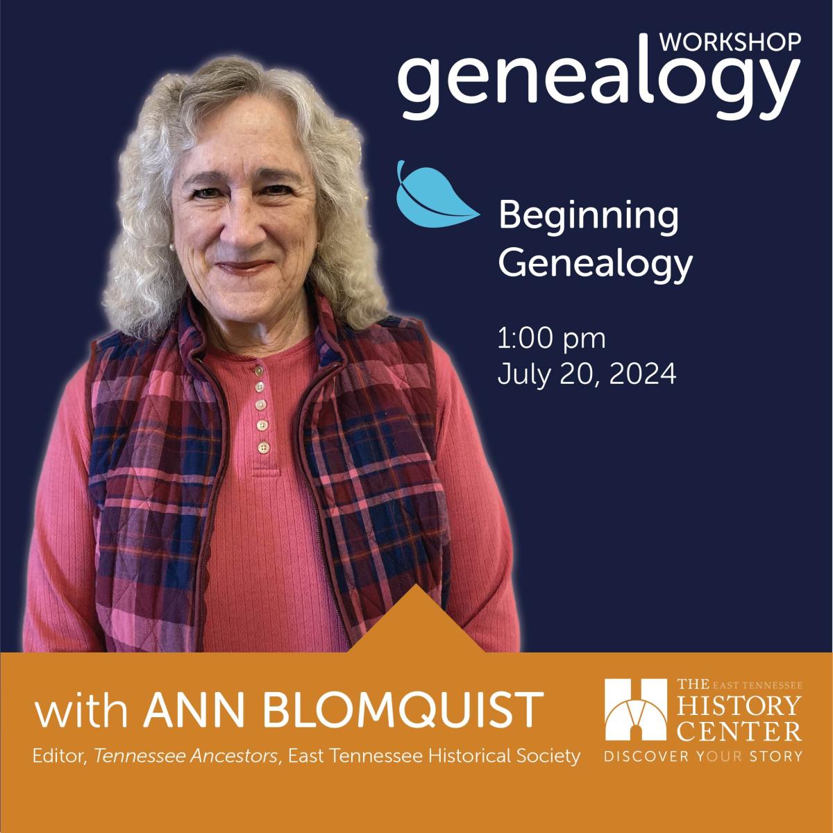 Workshop: Beginning Genealogy
